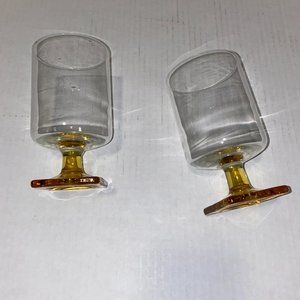 Vintage Square Stem Glasses